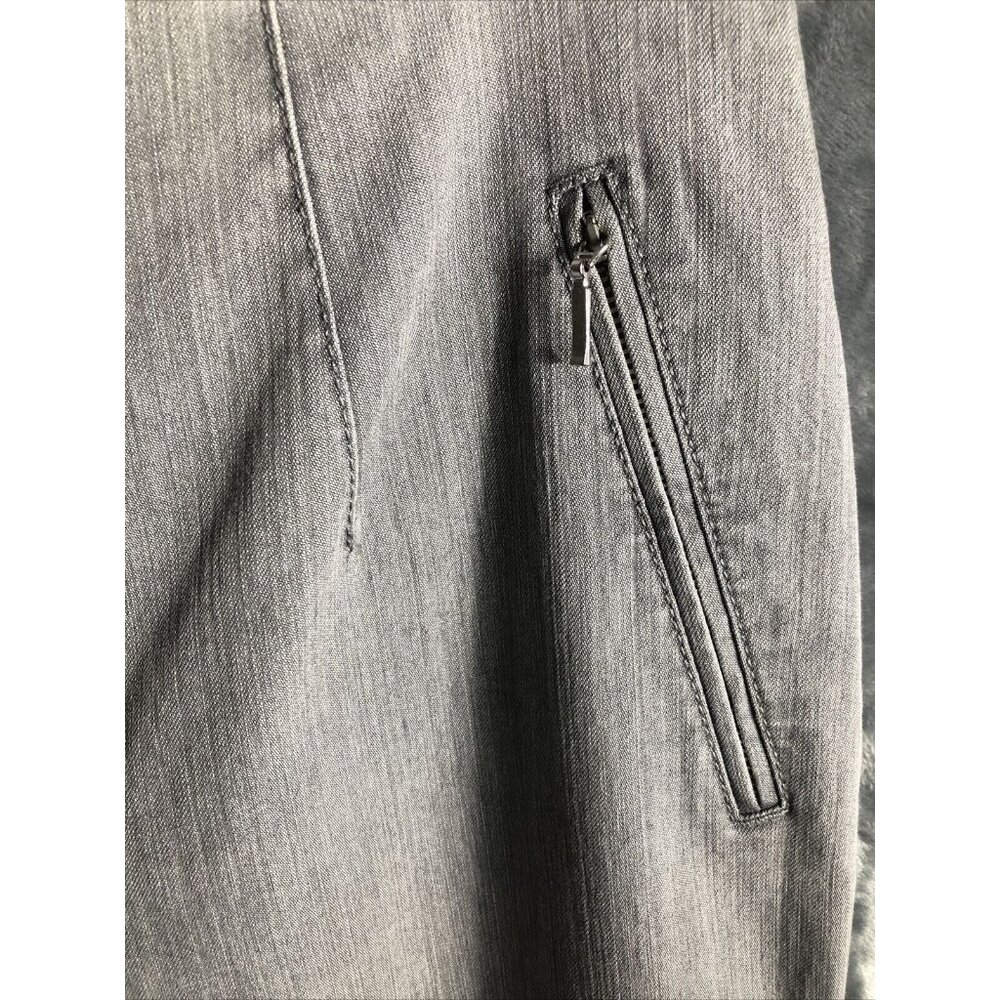 Jacky Vanilia Becky Woman's Gray Denim Trouser Pants Size 14 With Zip - Picture 11 of 16